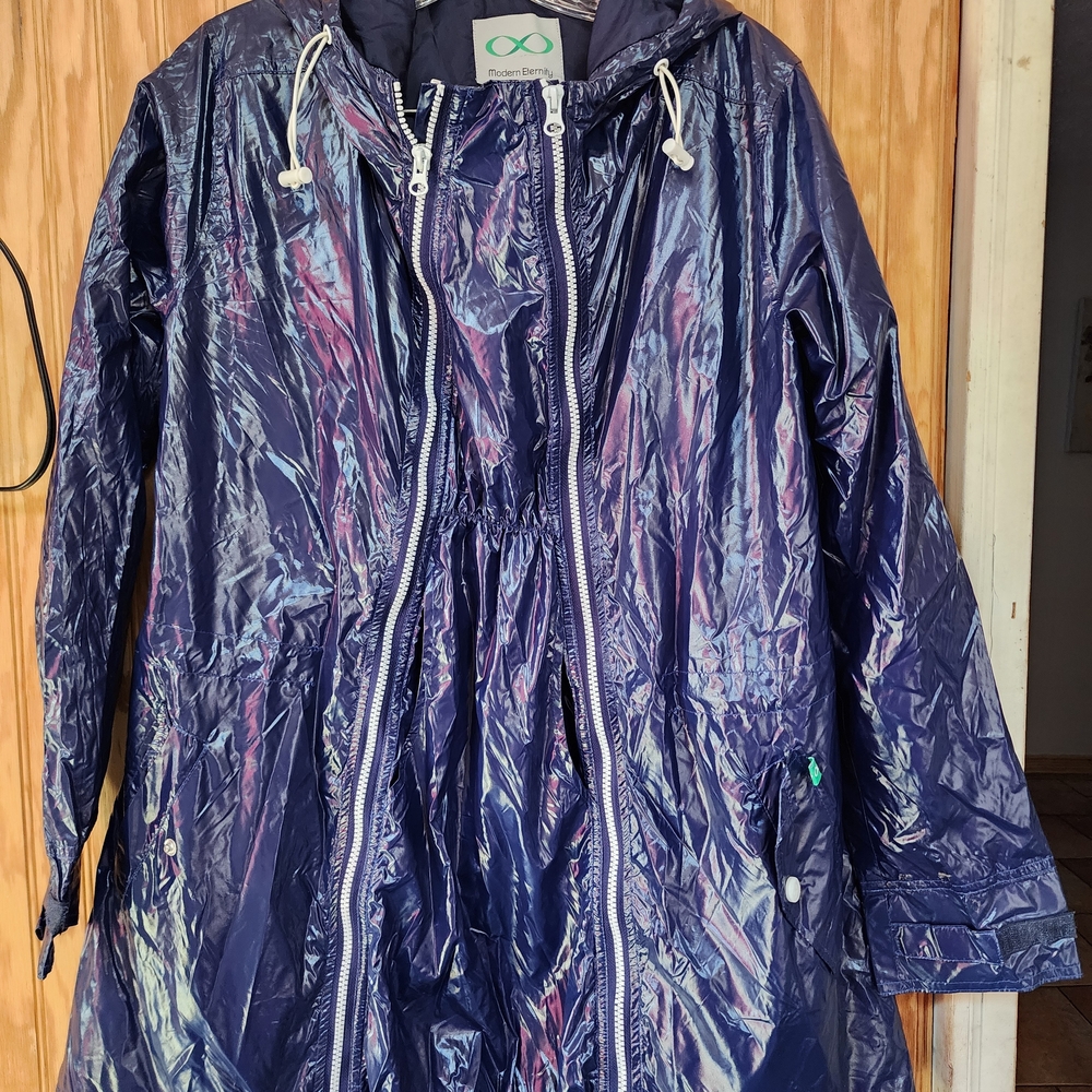 Iridescent Hooded Jacket